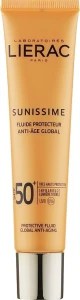 Lierac Сонцезахисний тонізувальний флюїд для обличчя SPF50 Sunissime Energizing Protective Fluid Global Anti-Aging