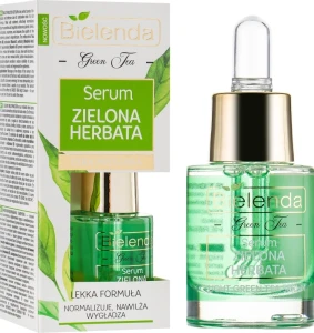 Сироватка з олією чайного дерева для комбінованої шкіри - Bielenda Green Tea Face Serum Combination Skin, 30 мл