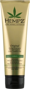 Шампунь рослинний "Оригінальний" для пошкодженого та фарбованого волосся - Hempz Original Herbal Shampoo For Damaged & Color Treated Hair, 265 мл
