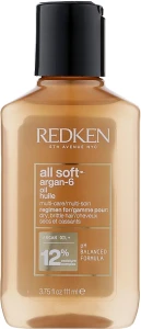 Redken Арганова олія для сухого і ламкого волосся All Soft Argan-6 Multi-Care Oil