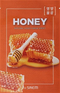 The Saem Тканевая маска с натуральными экстрактами "Мед" Natural Honey Mask Sheet