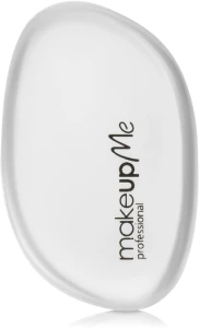 Make Up Me Силиконовый спонж для макияжа овальной формы, белый Siliconepro