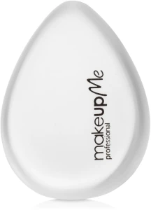 Make Up Me Силиконовый спонж для макияжа каплеобразной формы, белый Siliconepro