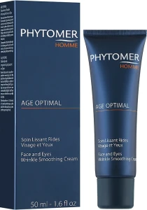 Омолоджувальний крем для обличчя і контурів очей - Phytomer Age Optimal Face and Eyes Wrinkle Smoothing Cream, 50 мл