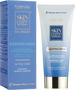 Floslek Маска для обличчя "Розгладжувальна" Skin Care Expert Overnight Mask Active Smoothing