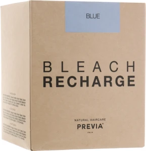 Previa Беспылевая осветляющая пудра, голубая Bleach (запасная упаковка)