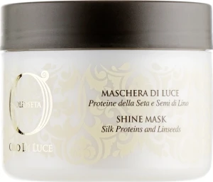 Barex Italiana Маска-блиск з протеїнами шовку і екстрактом насіння льону Olioseta Oro Di Luce Shine Mask