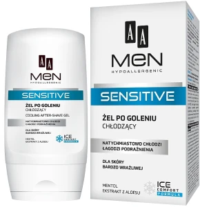 AA Гель після гоління Cosmetics Men Sensitive After-Shave Gel Cooling