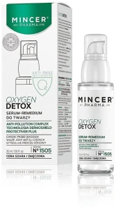 Mincer Pharma Регенерувальна сироватка для тьмяної та втомленої шкіри Oxygen Detox Sos Fase Serum № 1505