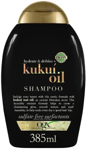 OGX Шампунь для увлажнения и гладкости волос с маслом гавайского ореха (кукуи) Kukui Oil Shampoo