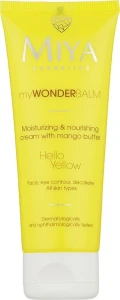 Miya Cosmetics Зволожувальний і живильний крем з олією манго для обличчя My Wonder Balm Hello Yellow Face Cream