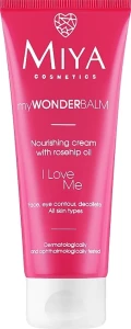 Miya Cosmetics Живильний крем з олією троянди для обличчя My Wonder Balm I Love Me Face Cream