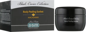 Mon Platin DSM Пилинг для тела с экстрактами макадамии, черной икры и витаминными капсулами Black Caviar Body Peeling Sorbet Macadamia