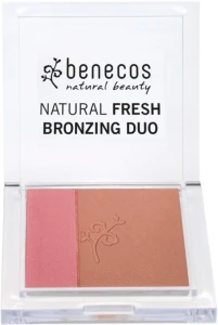 Benecos Natural Fresh Bronzing Duo Румяна-бронзер для лица