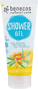 Benecos Гель для душу "Обліпиха-апельсин" Natural Care Shower Gel