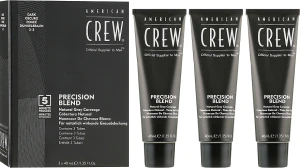 American Crew Система маскировки седины (уровень 2-3) 3x40 мл Precision Blend Dark