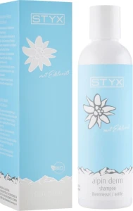 Styx Naturcosmetic Шампунь для волосся "На козячому молоці" з кропивою і гуараною Alpin Derm Brennessel Shampoo