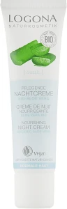 Logona Крем для обличчя нічний для чутливої шкіри Facial Care Night Cream Organic Aloe