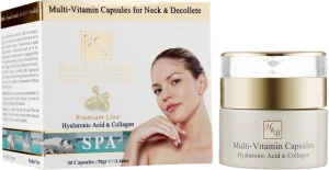 Health And Beauty Мультиактивні капсули для шиї та декольте Multi-Vitamin Capsules For Neck And Decollete