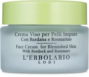 L’Erbolario Крем для проблемной кожи лица с розмарином и репейником Crema Viso per Pelli Impure
