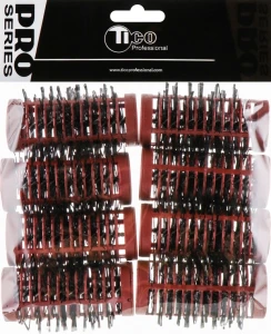 TICO Professional Бигуди "Ежики", 80mm, d34, красные