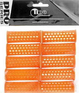 TICO Professional Бігуді пластикові, d23 мм, помаранчеві