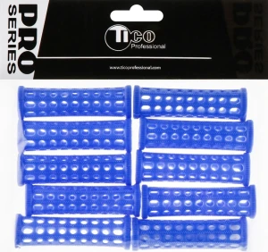 TICO Professional Бигуди пластиковые d20 мм, голубые