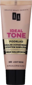 AA Ideal Tone Foundation Perfect Fit Multi Hydration Тональна основа для обличчя "Ідеальний тон"