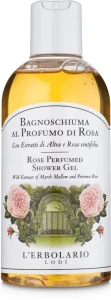 L’Erbolario Пена для ванны-гель для душа "Роза" Bagnoschiuma al Profumo di Rosa﻿