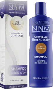 Nisim Шампунь для сухого та нормального волосся, від випадіння NewHair Biofactors Shampoo