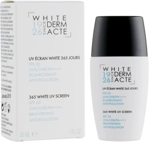 Academie Освітлювальний захисний крем "365 днів" White Derm Acte 365 White Uv Screen Spf 50