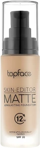 TopFace Skin Editor Matte Тональна основа