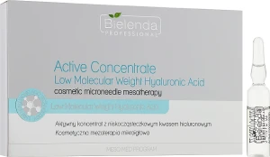 Активний концентрат з низькою молекулярною масою гіалуронової кислоти - Bielenda Professional Meso Med Program Active Concentrate With Low Molecular Weight Hyaluronic Acid, 10x3 мл