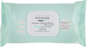 Byphasse Серветки для зняття макіяжу Make-up Remover Aloe Vera Sensitive Skin Wipes