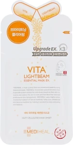 Mediheal Осветляющая тканевая маска для лица Vita Lightbeam Essential Mask