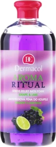 Dermacol Піна для ванни "Виноград і лайм" Aroma Ritual Bath Foam Grape & Lime
