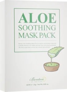Benton Зволожувальна маска для обличчя Aloe Soothing Mask Pack