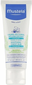 Mustela Успокаивающий бальзам для тела Bebe Soothing Chest Rub