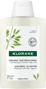 Klorane Шампунь з Вівсом для частого застосування Gentle Shampoo with Milk Oat