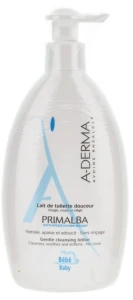 A-Derma Мягкое очищающее молочко для детей Primalba Lait De Toilette Douceur