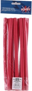 Ronney Professional Бігуді для волосся гнучкі 12/240 мм., червоні Flex Rollers RA 00041