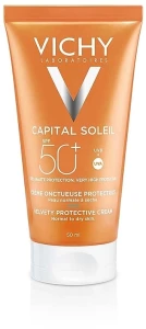Vichy Сонцезахисний крем для обличчя потрійної дії SPF 50 Capital Soleil Velvety Cream SPF50