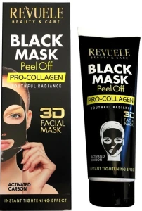 Revuele Чорна маска для обличчя "Проколаген" Black Mask Peel Off Pro-Collagen