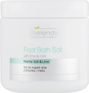 Bielenda Professional Соль для педикюра с лаймом и мятой Foot Bath Salt with Lime & Mint