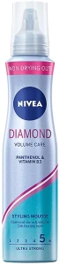 Nivea Мус для волосся "Сяйво та об'єм" Diamond Volume Styling Mousse