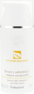 APIS Professional Сыворотка для лица с витамином С и белым виноградом Vitamin-Balance Algae Serum