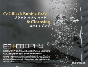 Estesophy Маска для карбокситерапии лица Co2 Black Bubble Pack & Cleansing