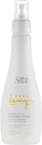 Shot Спрей-філер зволожувальний для волосся Care Design Volume+ Step 3 Filler Spray Thickener