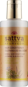 Sattva Кондиционер для волос Ayurveda Herbal Hair Conditioner Jasmine & Aloe Vera