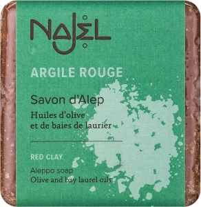 Najel Мыло алеппское "Красная глина" Aleppo Soap with Red Clay